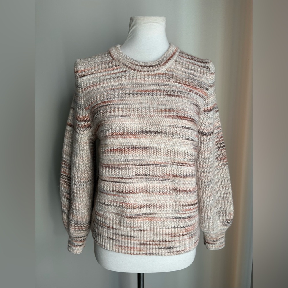 Madewell Space- Dyed Crewneck Canton Pullover Sweater Size M